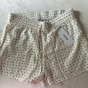 Rhythm Black and White Polka Dot Shorts